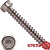 Саморез с шестигранной головкой DIN7976 (ISO1479)  нержавеющая сталь А2